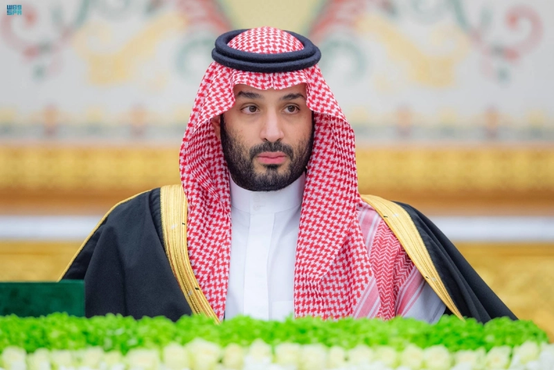ولي العهد مترئسا الجلسة