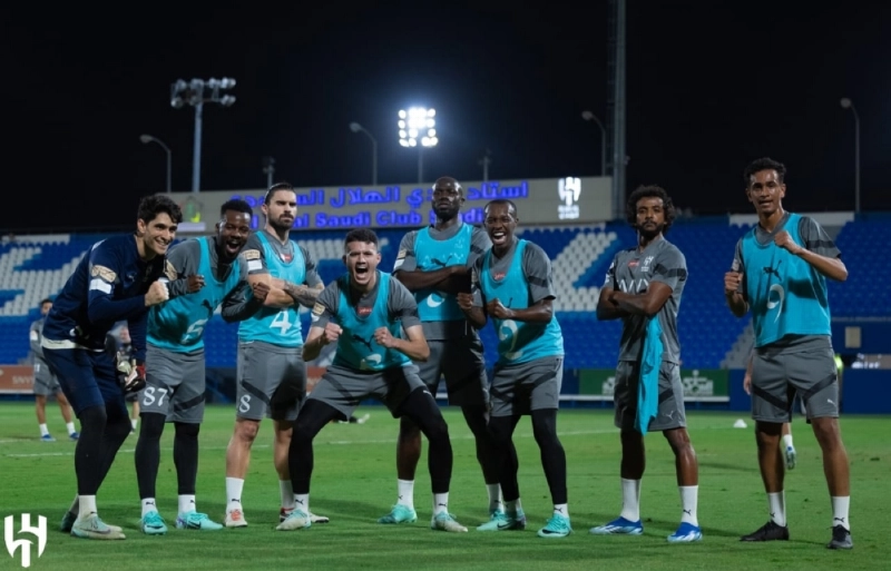 جانب من استعدادات الهلال