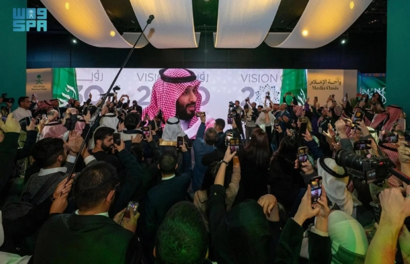 لحظة إعلان فوز المملكة باستضافة إكسبو 2030