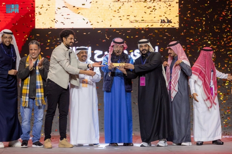 أثناء توزيع الجوائز