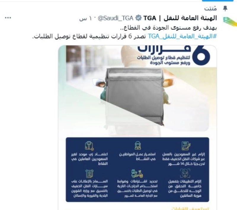 القرارات على حساب الهيئة في منصة إكس