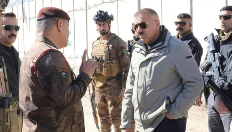 وزير الداخلية العراقي عبد الأمير الشمري خلال مراسم الافتتاح (مكة)