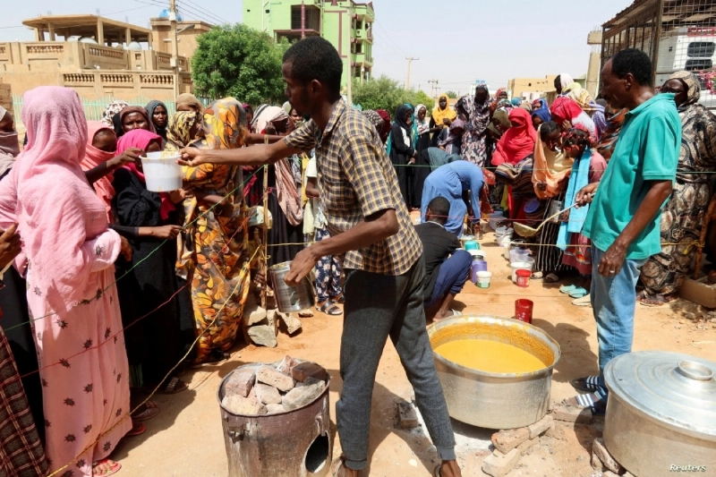 النازحون في السودان يواجهون ظروفا صعبة (مكة)