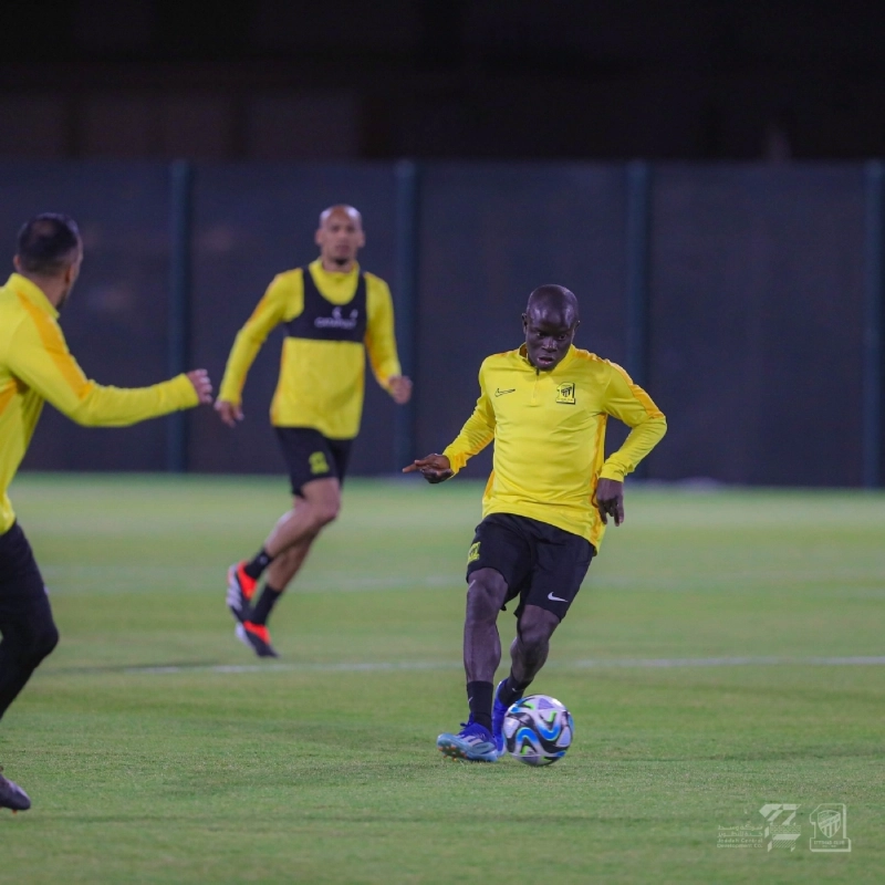 كانتي في تدريبات الاتحاد