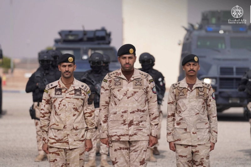 جانب من التجهيزات للمشاركة في التمرين (مكة)