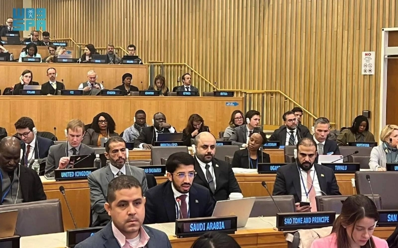 مندوب المملكة خلال الاجتماع (مكة)