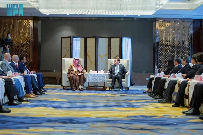 الوفد السعودي خلال الزيارة (مكة)