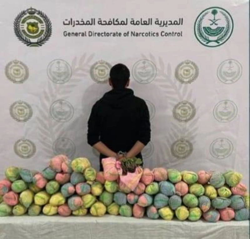 أحد المهربين المقبوض عليهم (مكة)