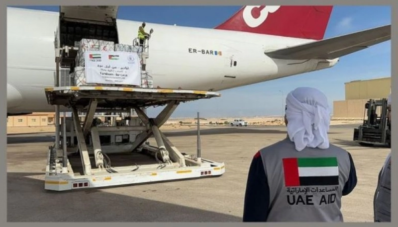 انزال جوي للمساعدات في غزة (مكة)