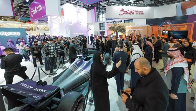 من الجناح السعودي في معرض برلين