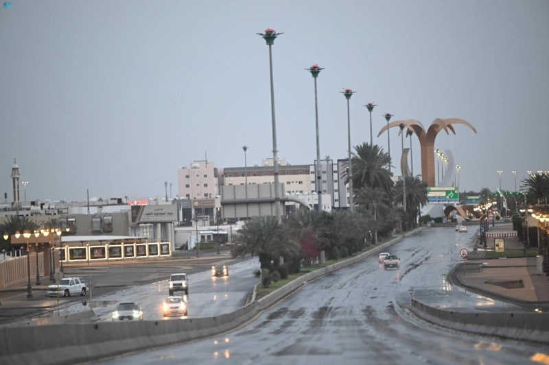 أمطار شهدتها بعض المناطق (مكة)