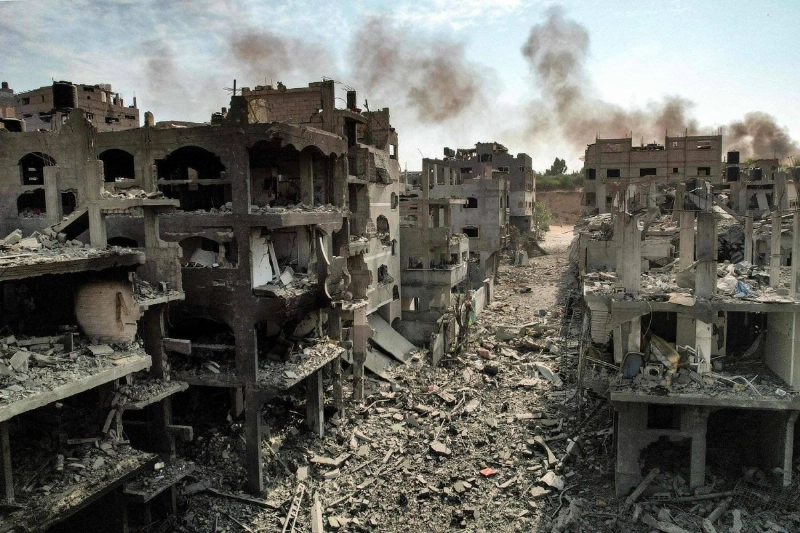 الدمار في غزة (مكة)