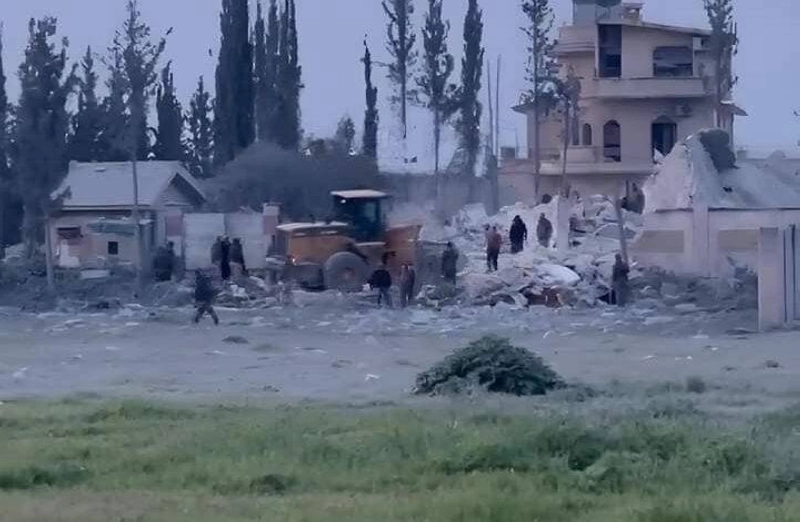 دمار واضح في مدينة حلب (مكة)