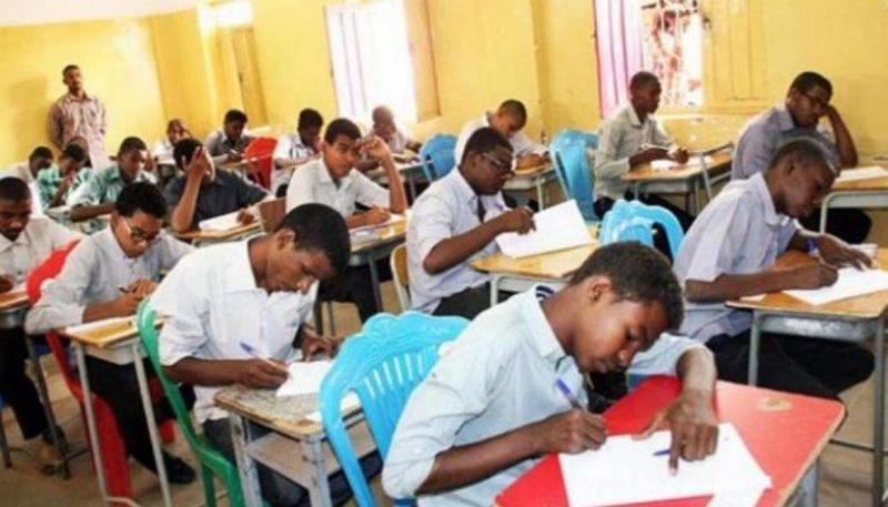 طلاب سودانيون في إحدى المدارس (مكة)