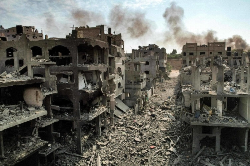 الدمار في غزة (مكة)