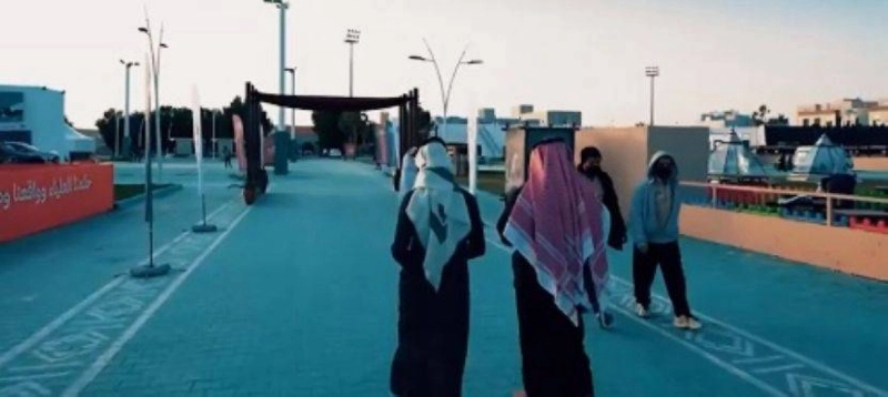 من الاستعدادات في المحمية (مكة)