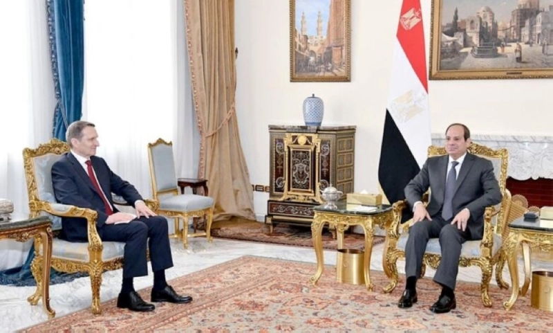 لقاء الرئيسي السيسي مع سيرجي ناريشكين (مكة)