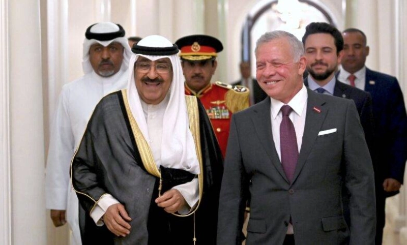ملك الأردن وأمير الكويت (مكة)