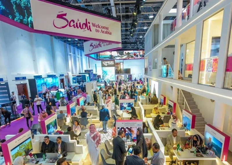 من مشاركة الجناح السعودي