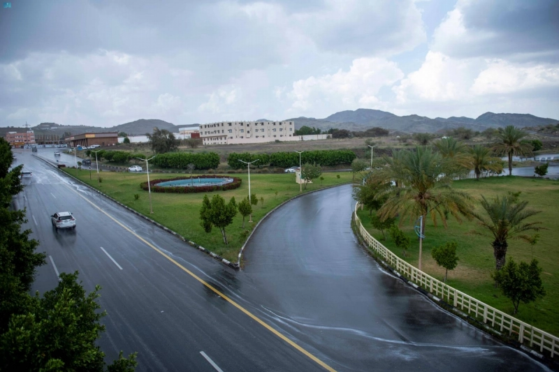 من أمطار الطائف (مكة)