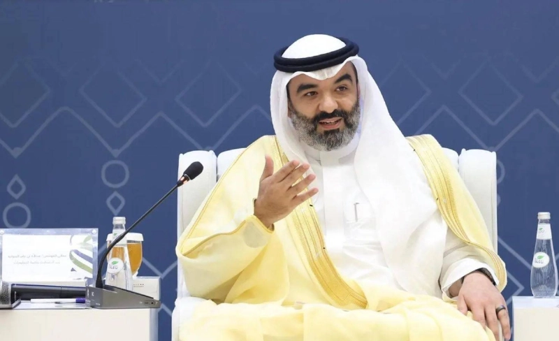 عبدالله السواحة خلال اللقاء