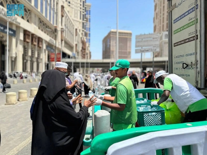 تدشين مشروع سقيا الحاج (مكة)