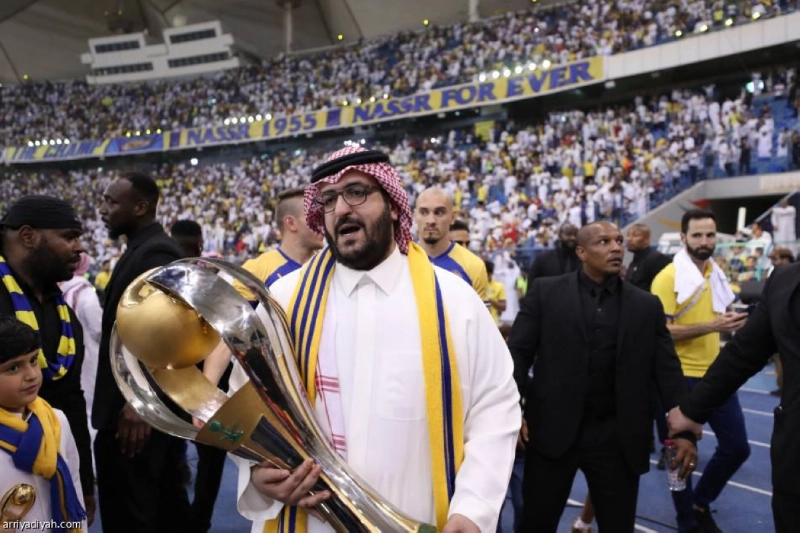 سعود السويلم مع آخر دوري للنصر