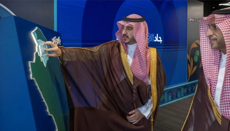 أمير الجوف أثناء التدشين