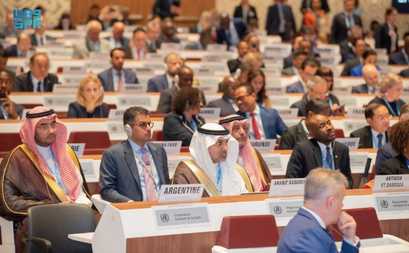 فهد الجلاجل مترئسا وفد المملكة بجمعية الصحة العالمية (مكة)