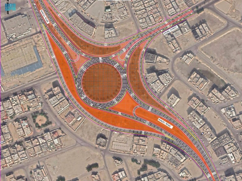 تطوير الحركة المرورية بالطريق (مكة)