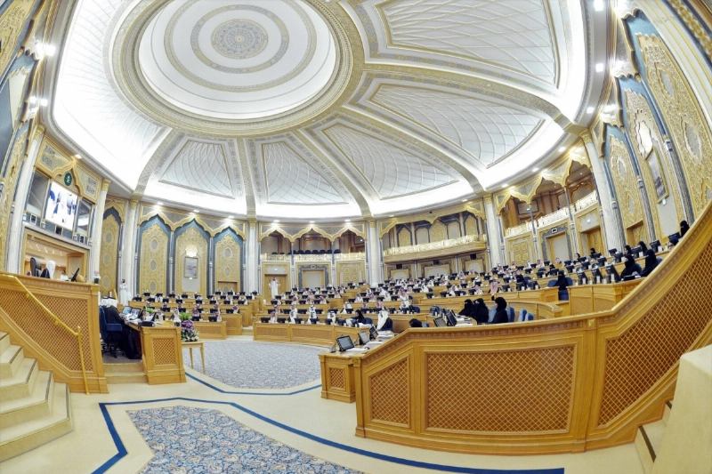 من جلسة الشورى أمس (مكة)