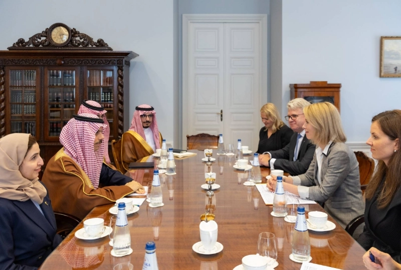 اجتماع الوفدين السعودي والإستوني