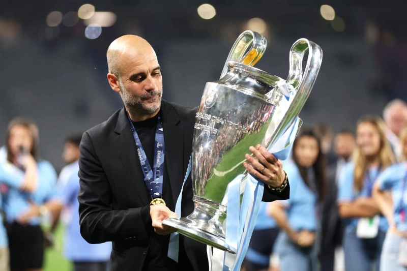 جوارديولا بعد فوز السيتي بلقب دوري أبطال أوروبا