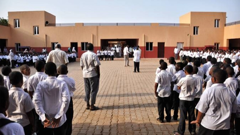 إحدى المدارس في السودان (مكة)