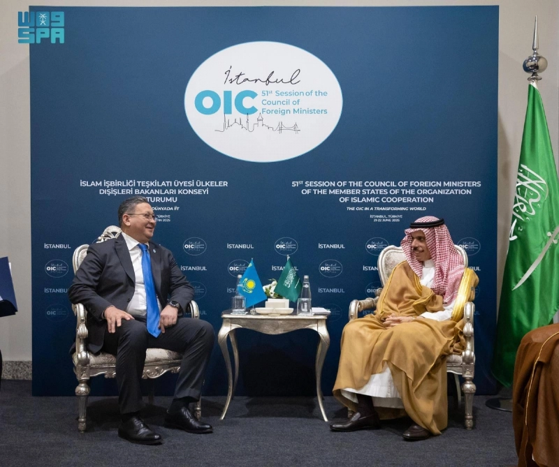 وزير الخارجية يلتقي وزير خارجية كازاخستان