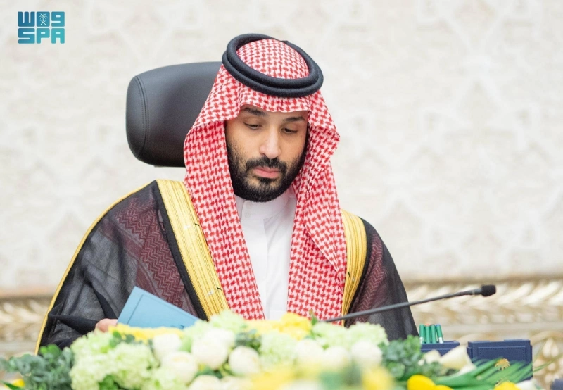 ولي العهد لدى ترؤسه مجلس الوزراء