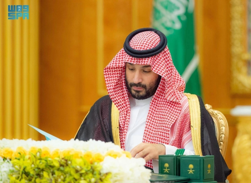 ولي العهد لدى ترؤسه مجلس الوزراء