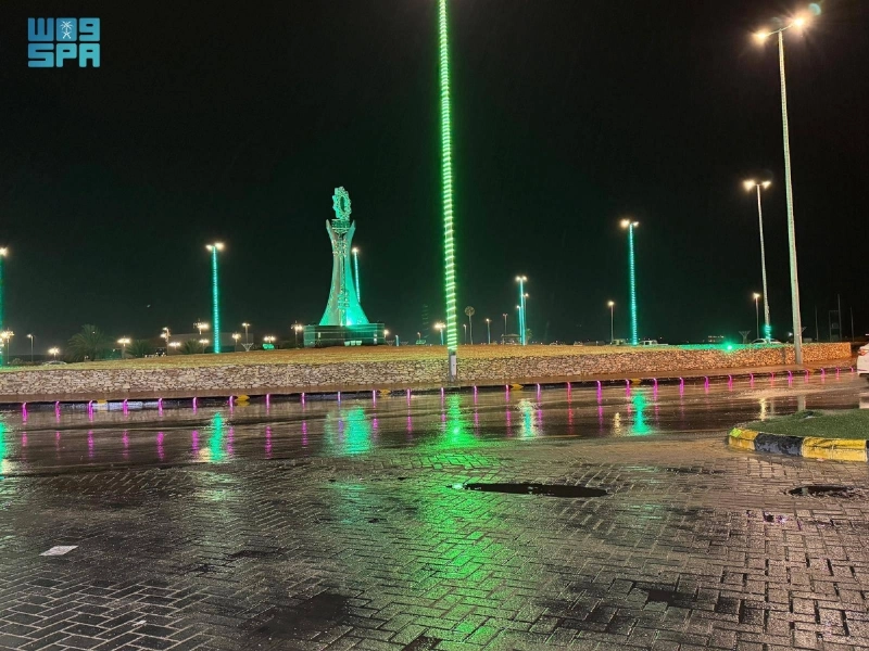 أمطار رفحاء