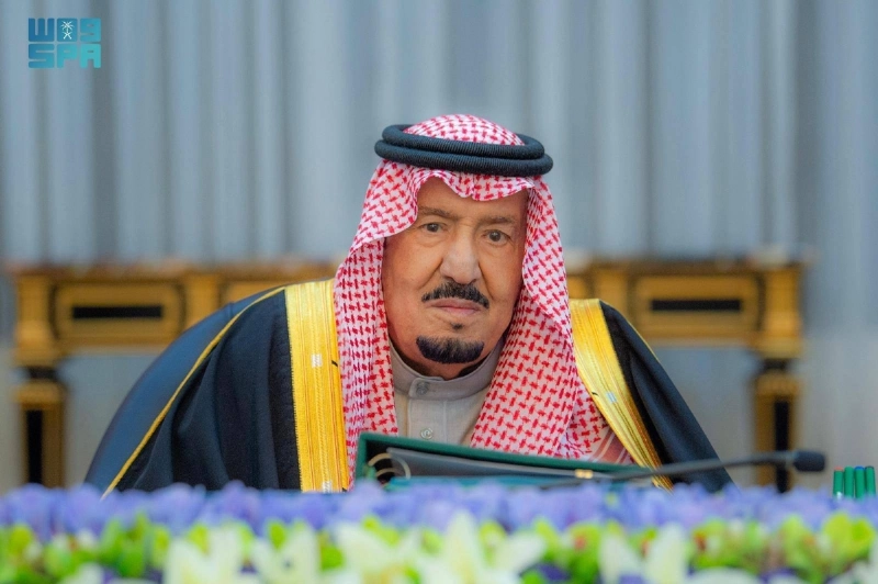 خادم الحرمين الشريفين لدى ترؤسه مجلس الوزراء