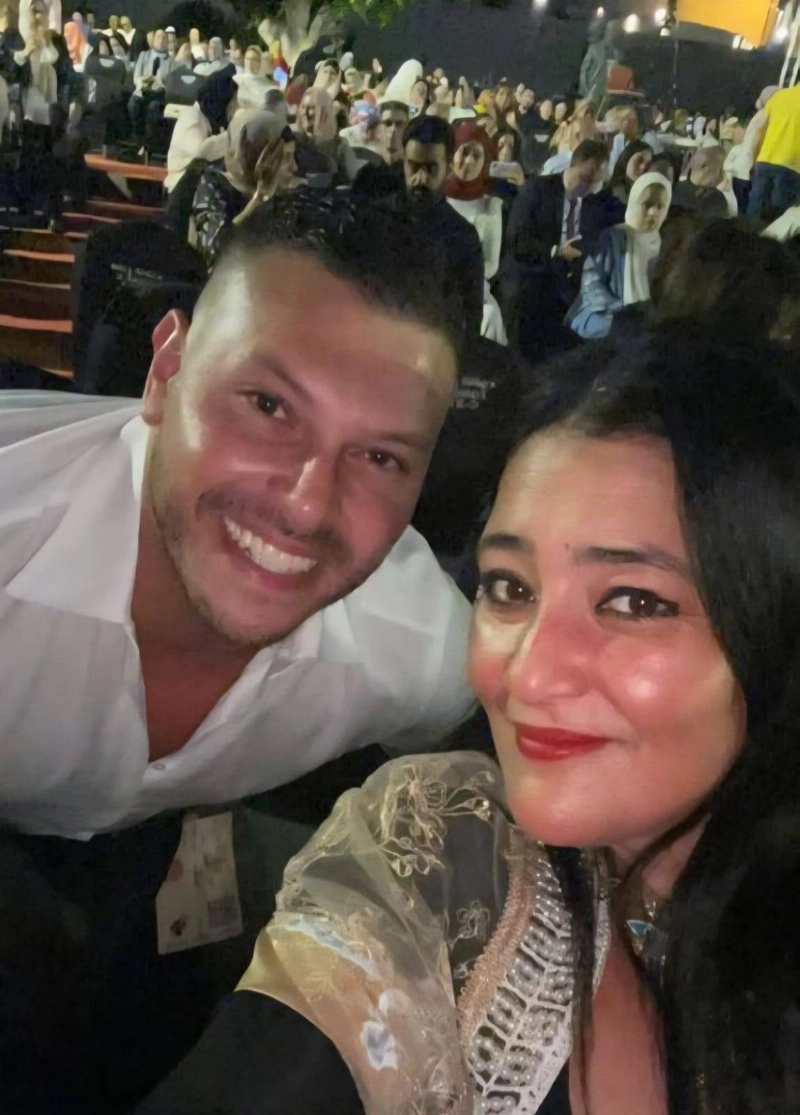 شاليمار شربتلي مع شريف هاني شاكر نجل الفنان هاني شاكر