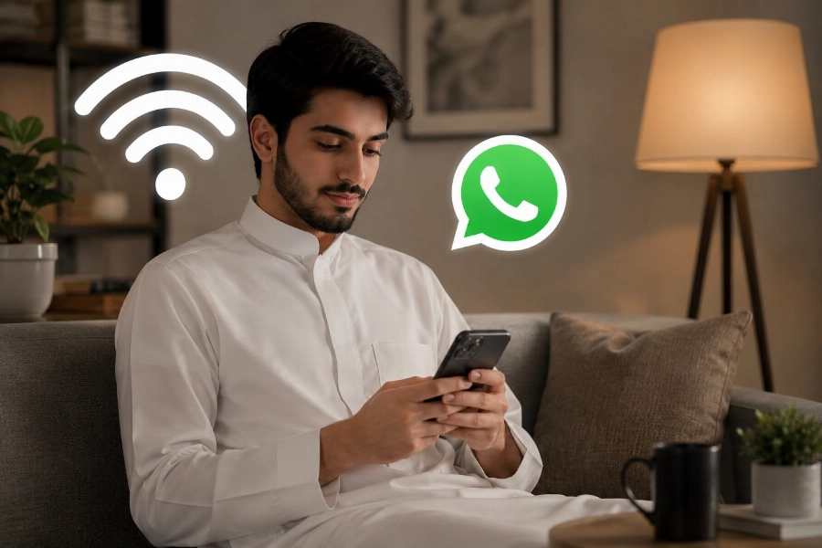 جهات الاتصال المتصلة حاليًا بالإنترنت