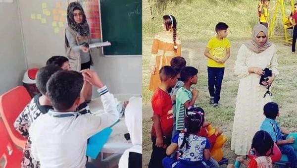 ناشطات عراقيات يسلطن الضوء على أطفال قرى في الفلوجة فقدت رجالها على يد الحشد الشعبي أبان «تحريرها» من داعش