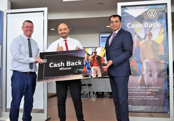 فولكس واجن البحرين تعلن أسماء الفائزين في حملة سيارات فولكس واجن "الاسترجاع النقدي"