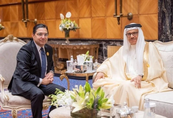 وزير الخارجية يجتمع مع وزير الشؤون الخارجية والتعاون الأفريقي والمغاربة المقيمين في الخارج بالمملكة المغربية الشقيقة