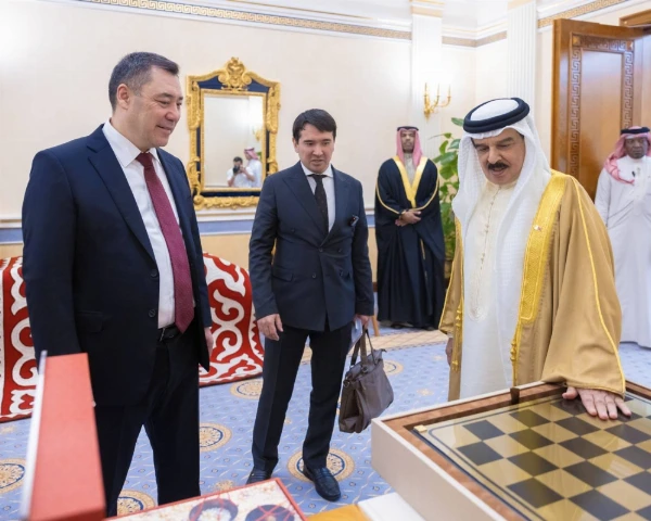 الملك يستقبل رئيس قرغيزستان ويعقدان جلسة مباحثات رسمية شهدت توقيع عدد من الاتفاقيات ومذكرات التفاهم