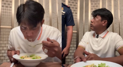 Naka-live pa! Francis Leo Marcos, hinainan ng arrest warrant habang kumakain!-Balita