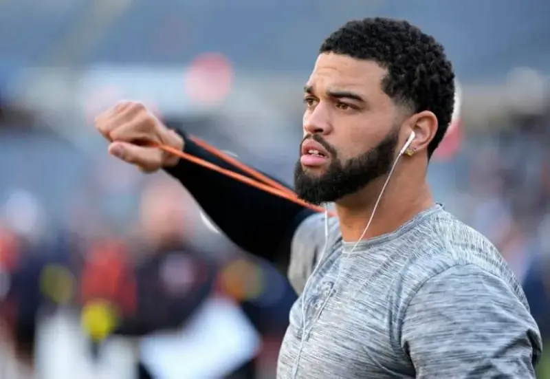 غالباً ما يكون كاليب ويليامز متحمساً للغاية أثناء الإحماء قبل المباراة