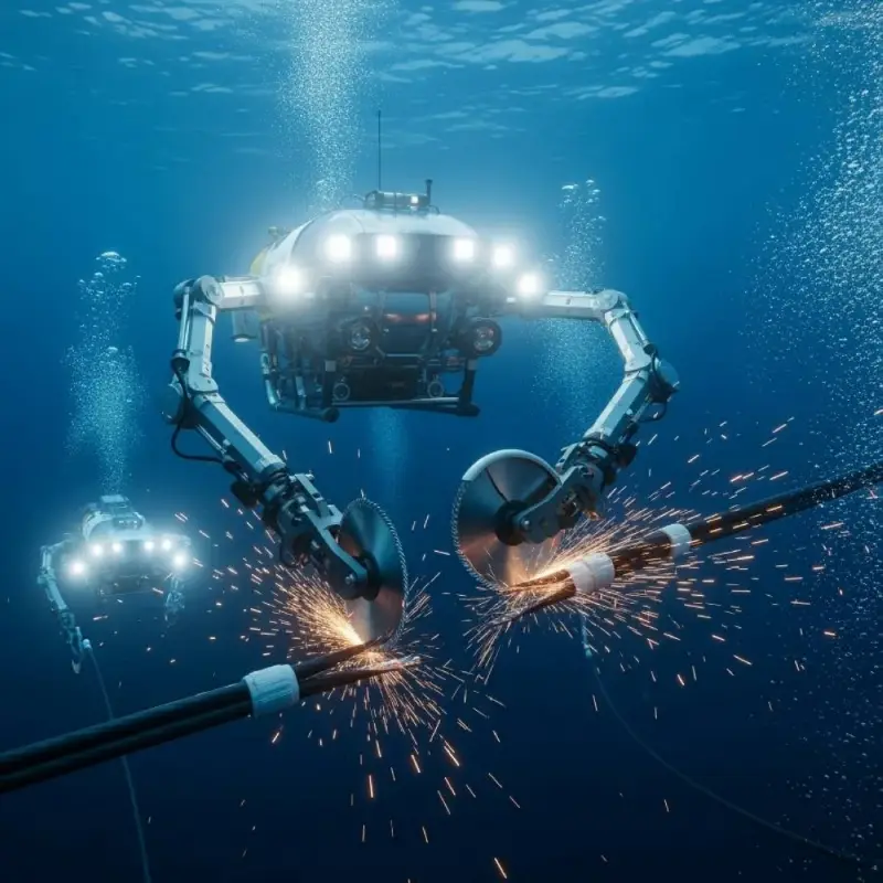 إصلاح الكابلات البحرية قد يستغرق شهوراً