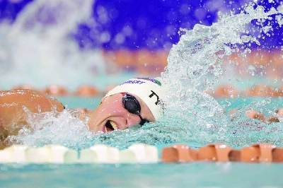 Katie Ledecky competes in the Women's 1500 Meter Freestyle final during the USA Swimming Pro Swim Series Austin at Lee & Joe Jamail Texas Swimming Center on January 14, 2026 in Austin, Texas. (AFP) Katie Ledecky competes in the Women's 1500 Meter Freestyle final during the USA Swimming Pro Swim Series Austin at Lee & Joe Jamail Texas Swimming Center on January 14, 2026 in Austin, Texas. (AFP)