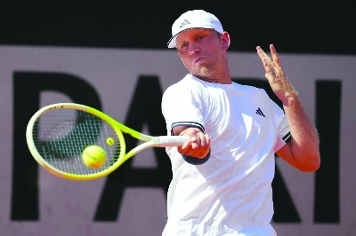 Spain’s Alejandro Davidovich Fokina lost his second-round match to unseeded Argentine Thiago Agustin Tirante in four sets. (AFP) Spain’s Alejandro Davidovich Fokina lost his second-round match to unseeded Argentine Thiago Agustin Tirante in four sets. (AFP)
